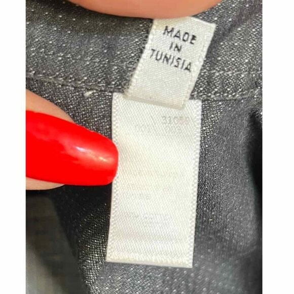 Beautiful mens Armani Collezioni grey dress shirt with sheen. Size medium - Picture 9 of 9